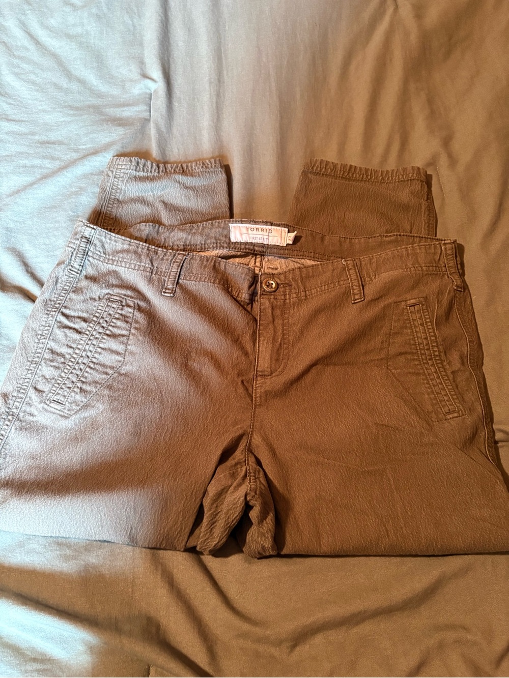 torrid Hunter green- Straight Leg Casual Pants